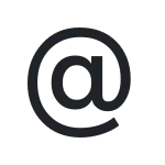 At Sign SVG Icon